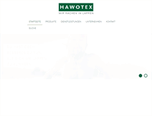 Tablet Screenshot of hawotex.de